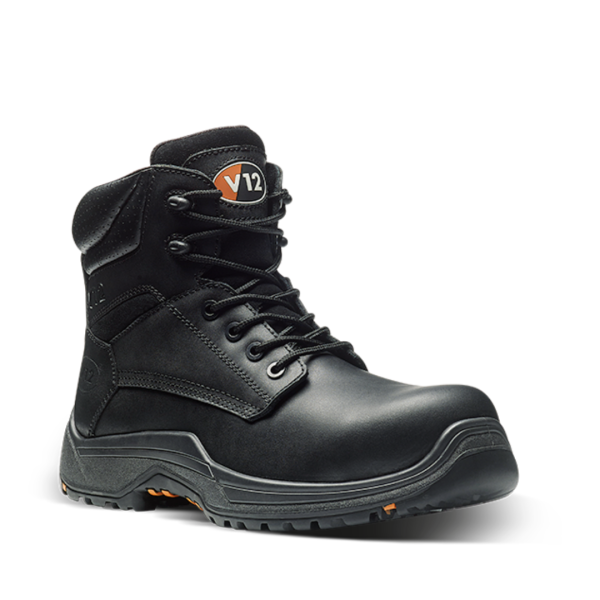 V12 black safety boot