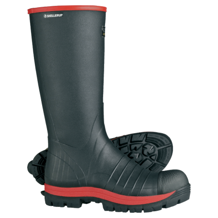 Skellerup black wellingtons