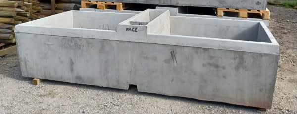 A Page concrete water trough