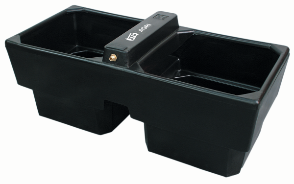 A JFC Agri plastic trough for livestock