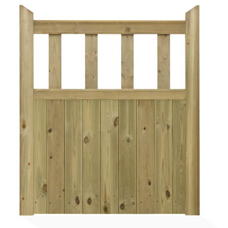 Residential wooden gate