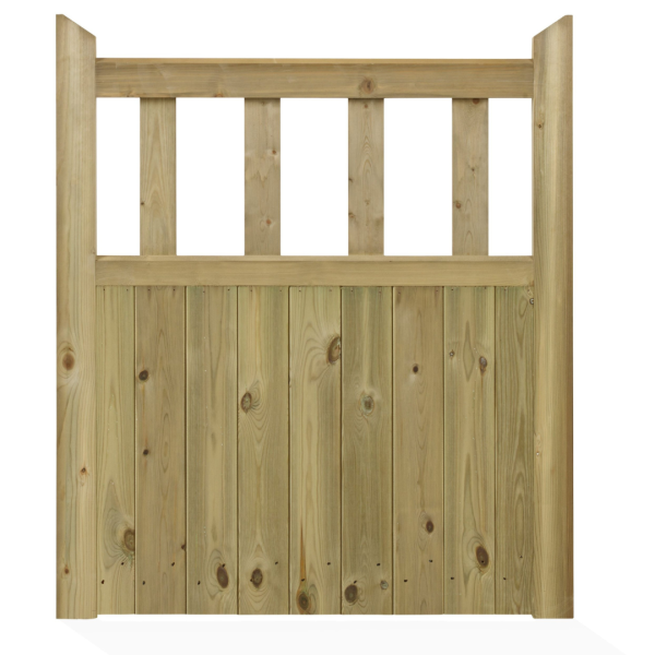 Residential wooden gate